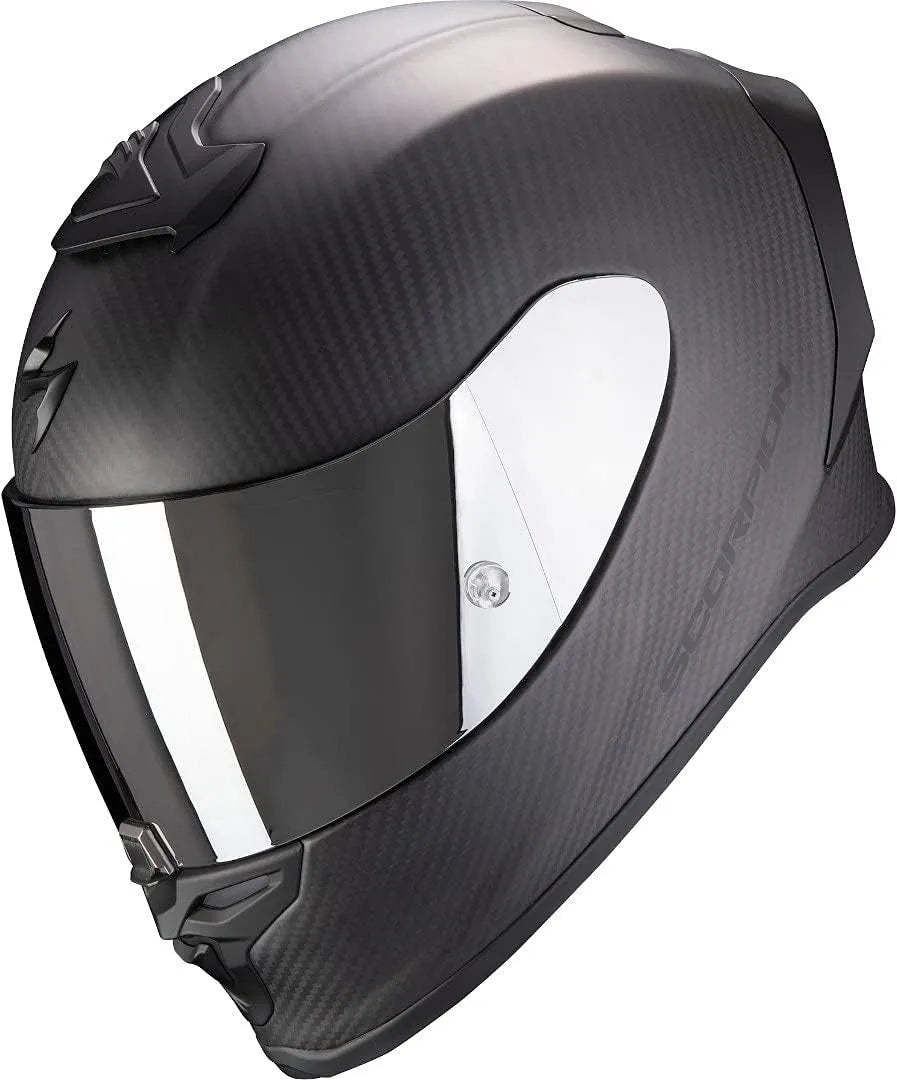 Casque moto EXO-R1, 61/62, Scorpion Evo Air Solid en carbone, XL, finition noire mat