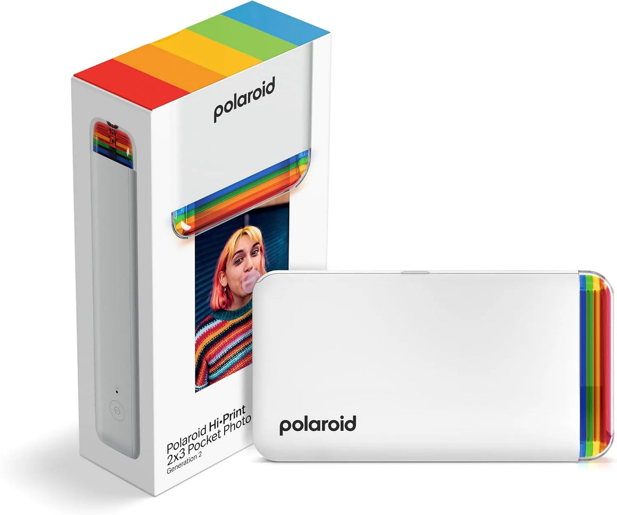 Imprimante 2nd, Portable 2x3 connectée Bluetooth, Polaroid Hi-Print, Generation, à Sublimation, finition blanche