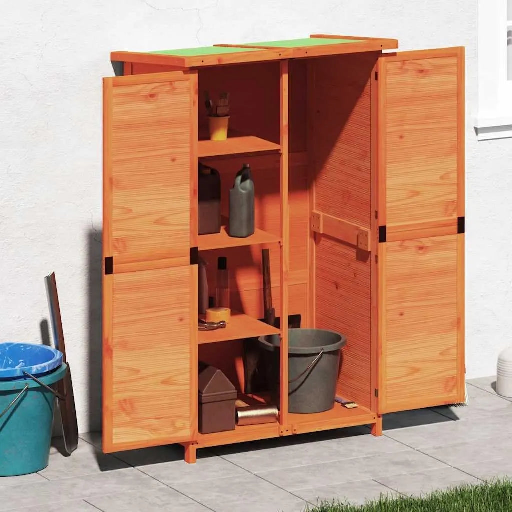 Abri à outils, Marron 83x57x140 cm Bois Massif pin