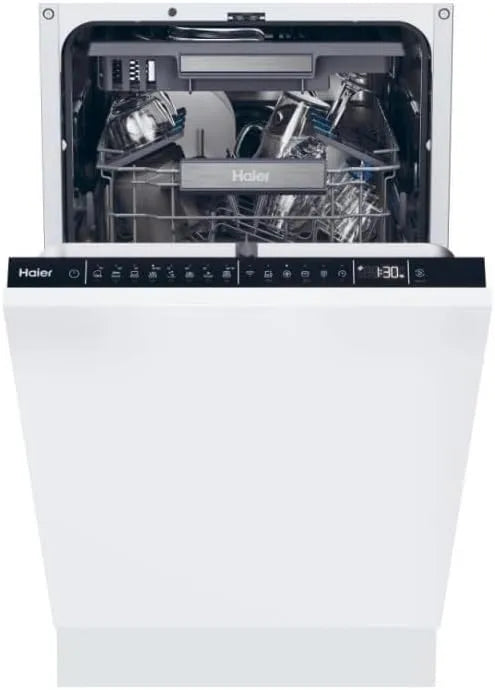 Candy lave-vaisselle CI0C7SB0FA 1-23H, largeur 45cm, 47dB, Moteur BLDC, WiFi, Indicateur Sel, finition blanche, 8 Programmes, 10 Services