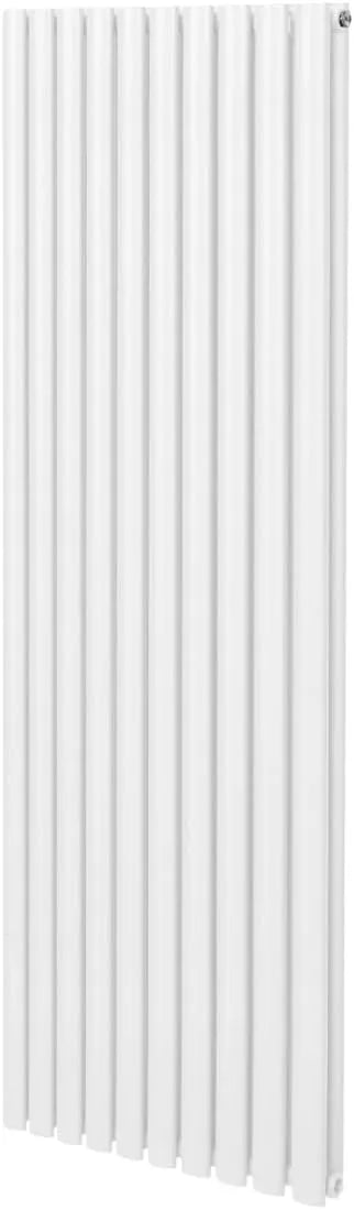Radiateur, Cuisine Salon Salle de Bain, à Colonne Ovale 1800mm x 600mm, Attaches Murales & Supports INCLUS, Brosse