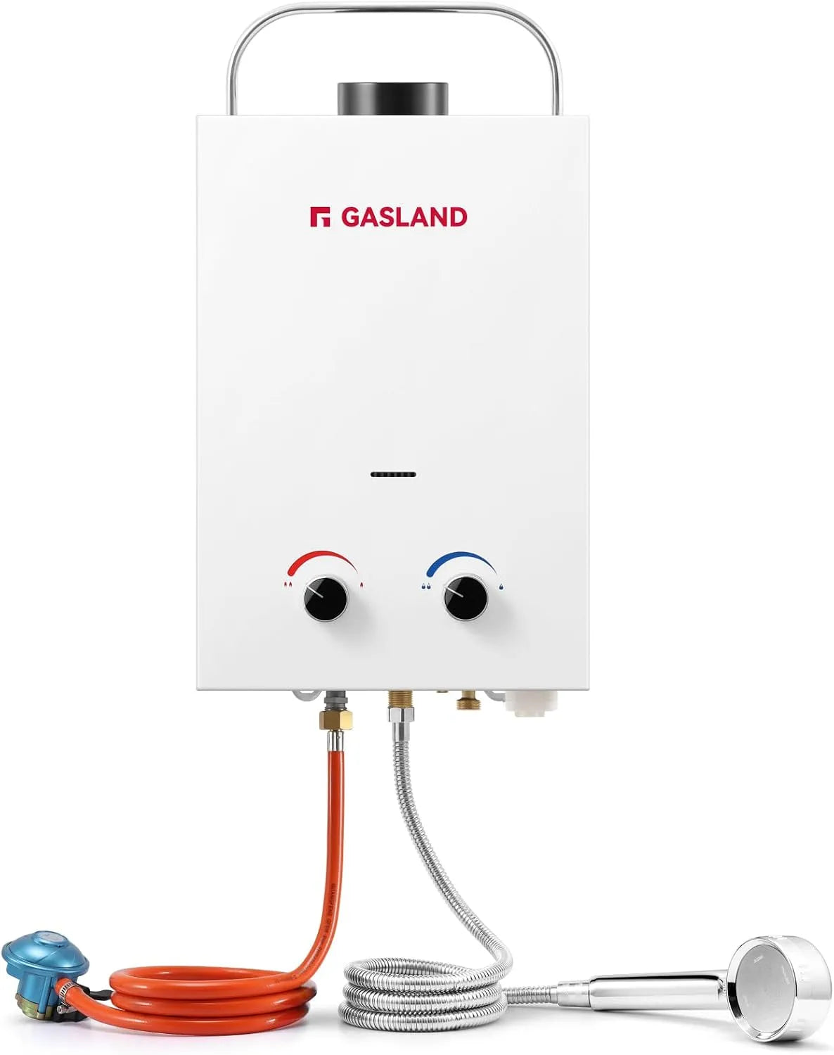 Chauffe-eau électrique BS158 37mbar 28-30mbar GASLAND, butane, à gaz de 6 L, propane, douche, lavage de cheval