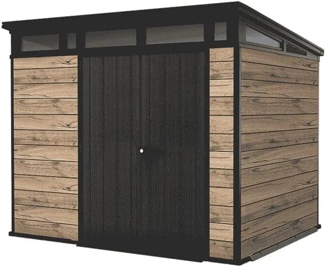 Abri de jardin 6m2, Signature 97, dimensions 279x218x226 cm, Aspect Bois