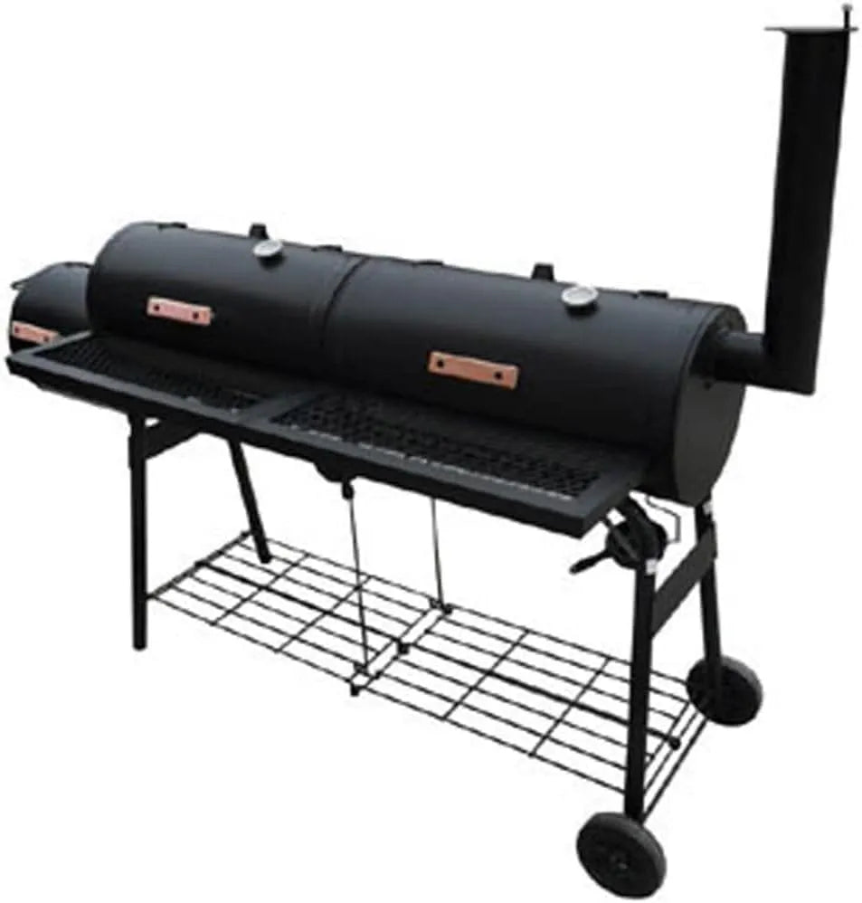 Barbecue, TALCUS Home & Garden Nevada avec fumoir finition noire XL