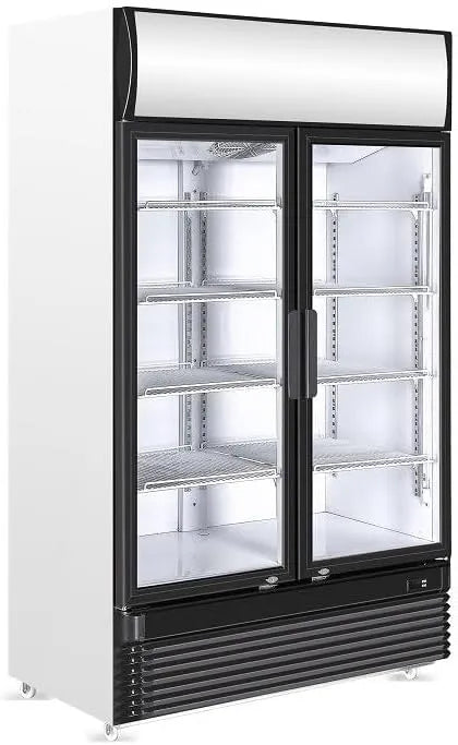 Armoire, Frigo Boisson 2 portes vitrées 780 L