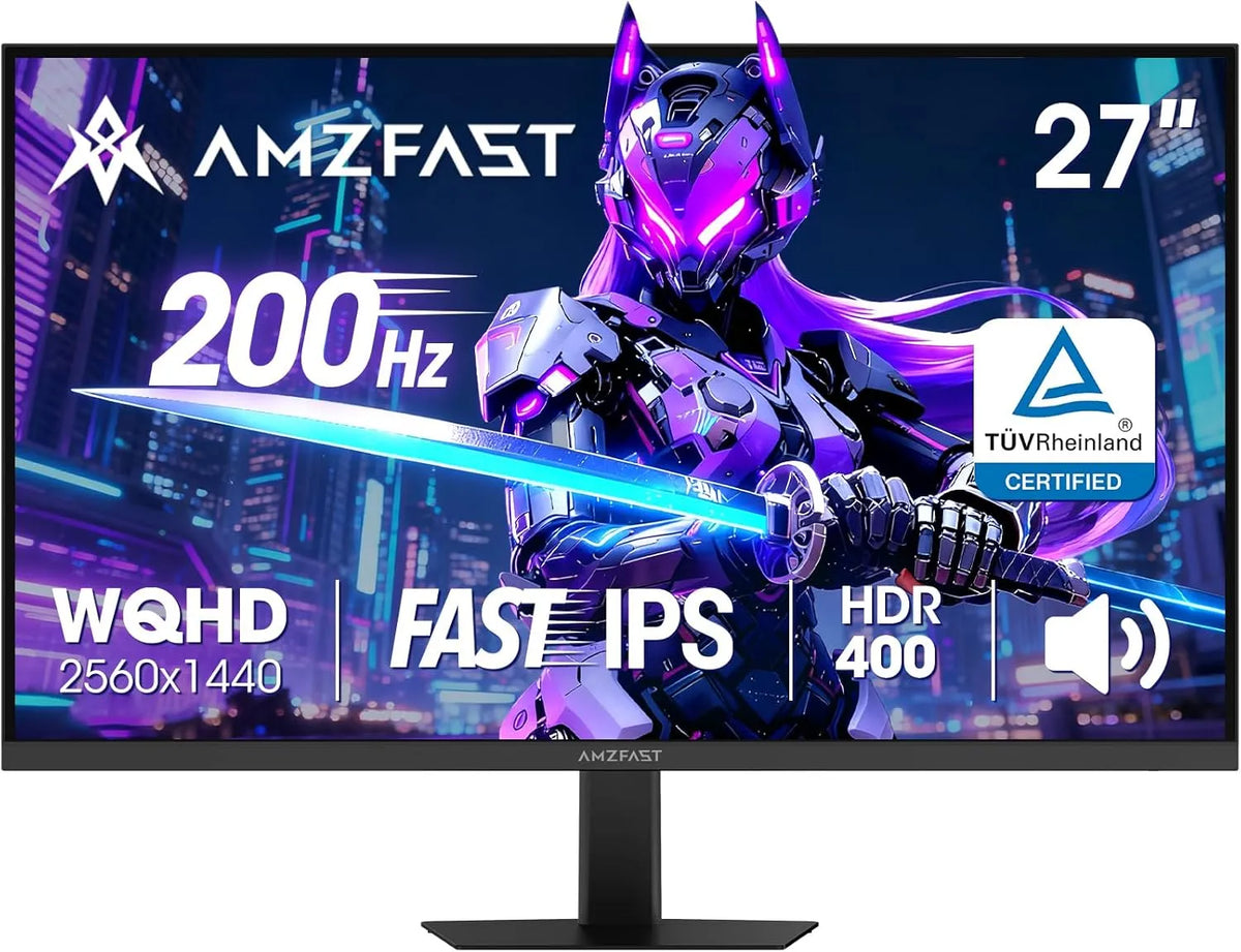 Modèle 450cd 450cd 450cd/m 1MS AMZG27F5Q, HDR 450cd, Amzfast 27 Pouces Gaming Ecran QHD 2560x1440 200Hz, sRGB 132%, Fast IPS Screen, m², MPRT
