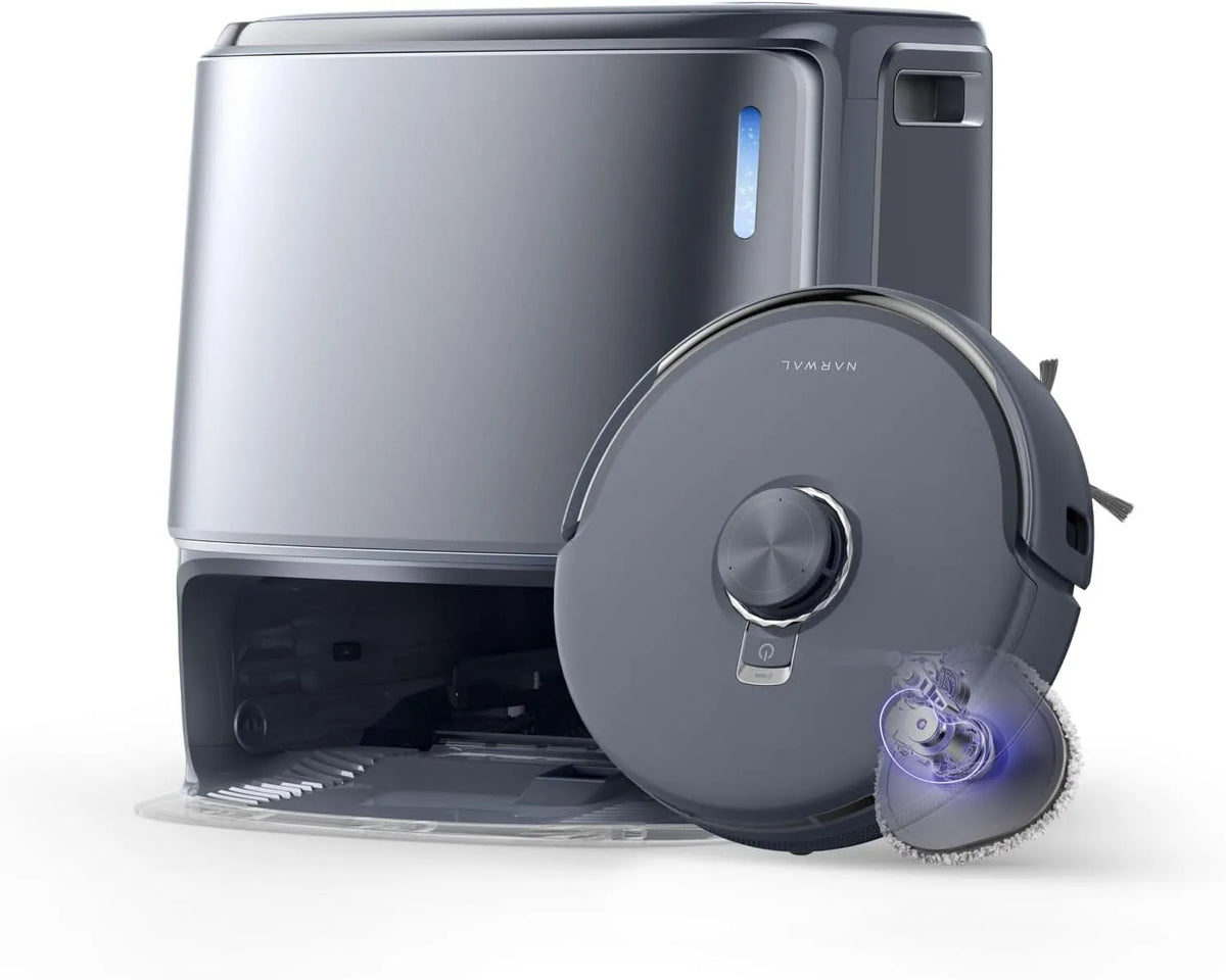 Aspirateur Z10, NARWAL Freo Ultra Robot Laveur, Balai Intelligent 18000Pa, Extension Serpillère Dynamique, Système Anti-Enchevêtrement, Sèche