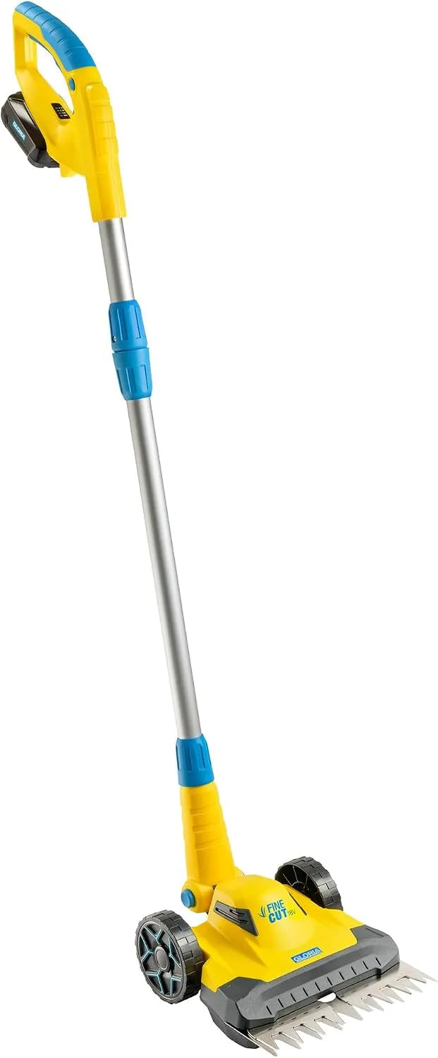Bosch tondeuse, GLORIA Coupe-Bordures et de Finition sans Fil FineCut 18V Set, Inclus Batterie et Chargeur 18V, Complément Idéal du Robot, Gazon