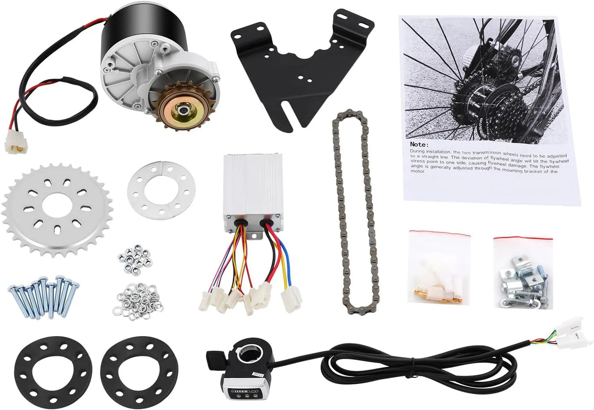 Vélo électrique, mise à niveau pour VTT de 16 à 28 pouces, kit de conversion de moteur à brosse, 36, bricolage