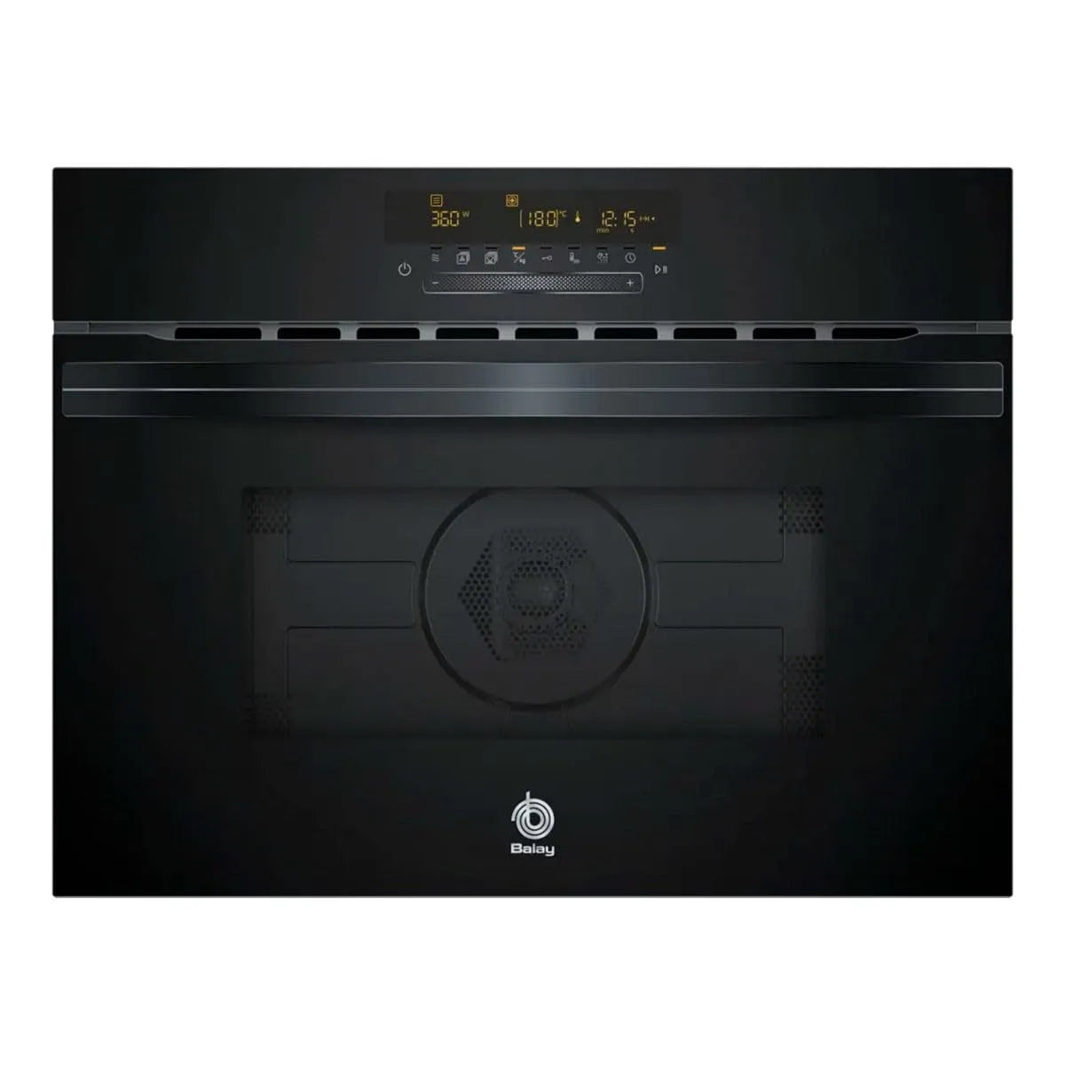 Four à micro-ondes 3CW5179N2, largeur 45 cm, capacité 44 l, 5 F, 15 Recettes, Balay Compact, Multifonctions avec Encastrable, Aqualisis, Abatible