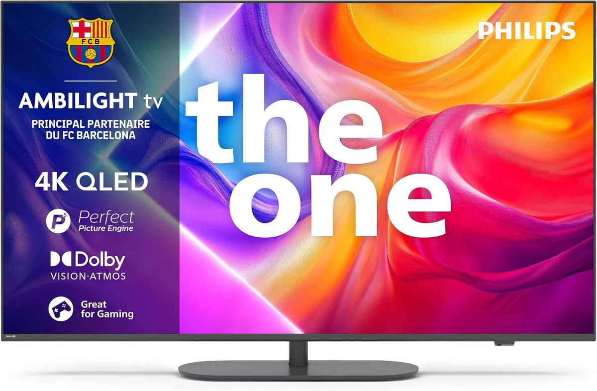 Philips modèle, The One 120 hz 55PUS9000, AMBILIGHT 3, Pied central, QLED, UHD, TITAN OS