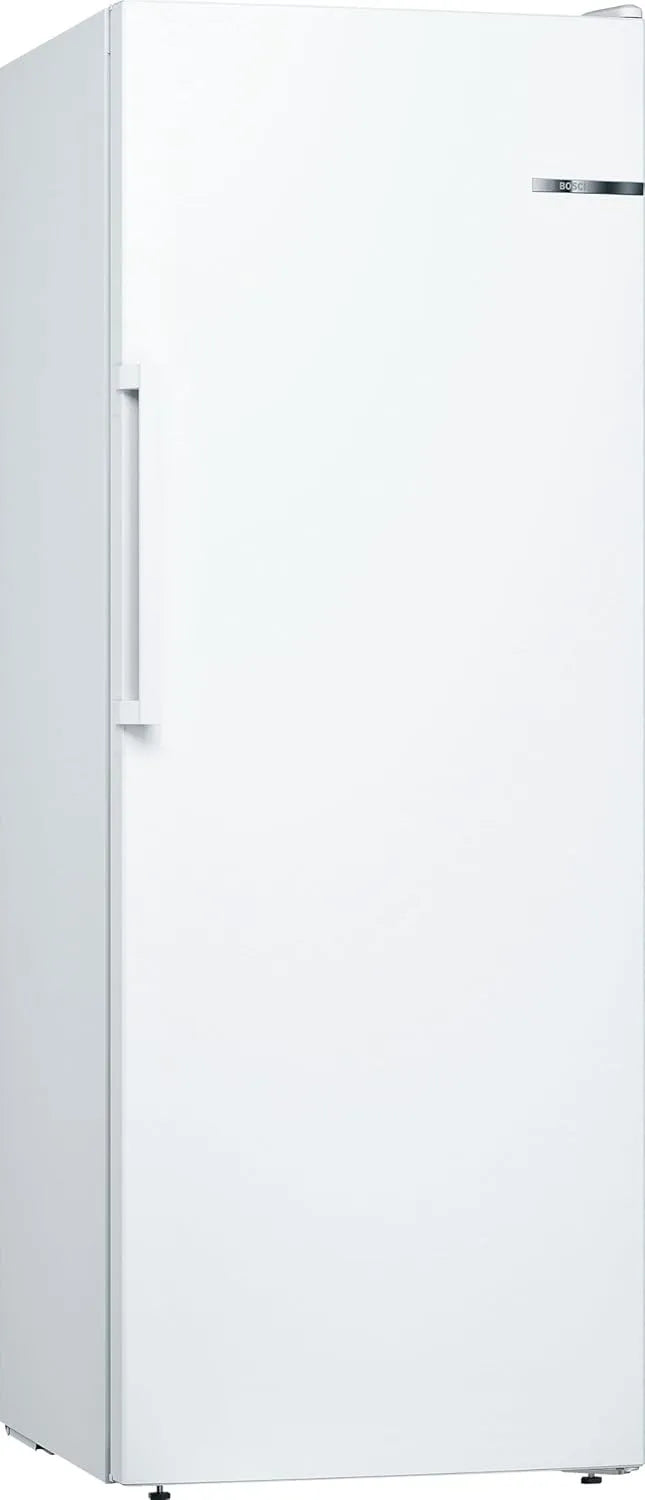 Bosch congélateur GSN29UWEW, capacité 200 L, 5 tiroirs de congélation, finition blanche, Série 4, pose-libre, dimensions 161 x 60 cm, HxL