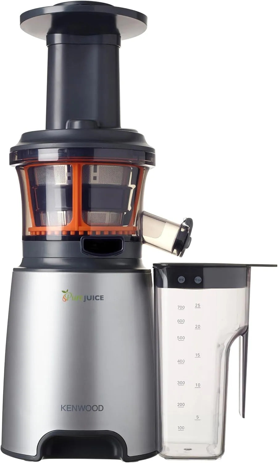 Kenwood extracteur de jus JMP601SI, finition argentée 1,3 L 150 W
