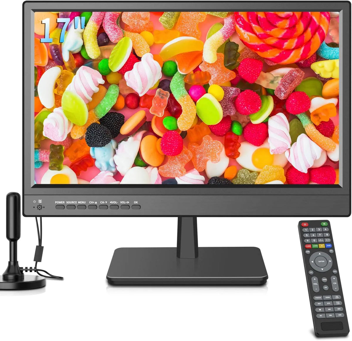 17 Pouces 1080P T2/H.256 ZOSHING TV, Cuisines
