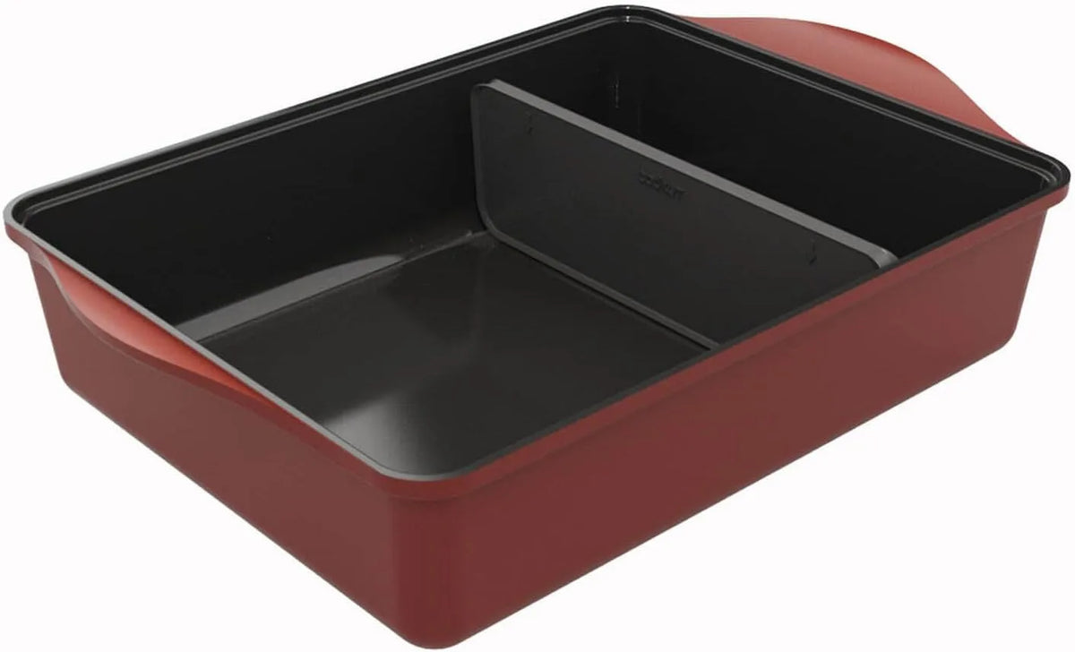 Réglable Cookut L'Incroyable Casserole, largeur 30 cm, Rouge