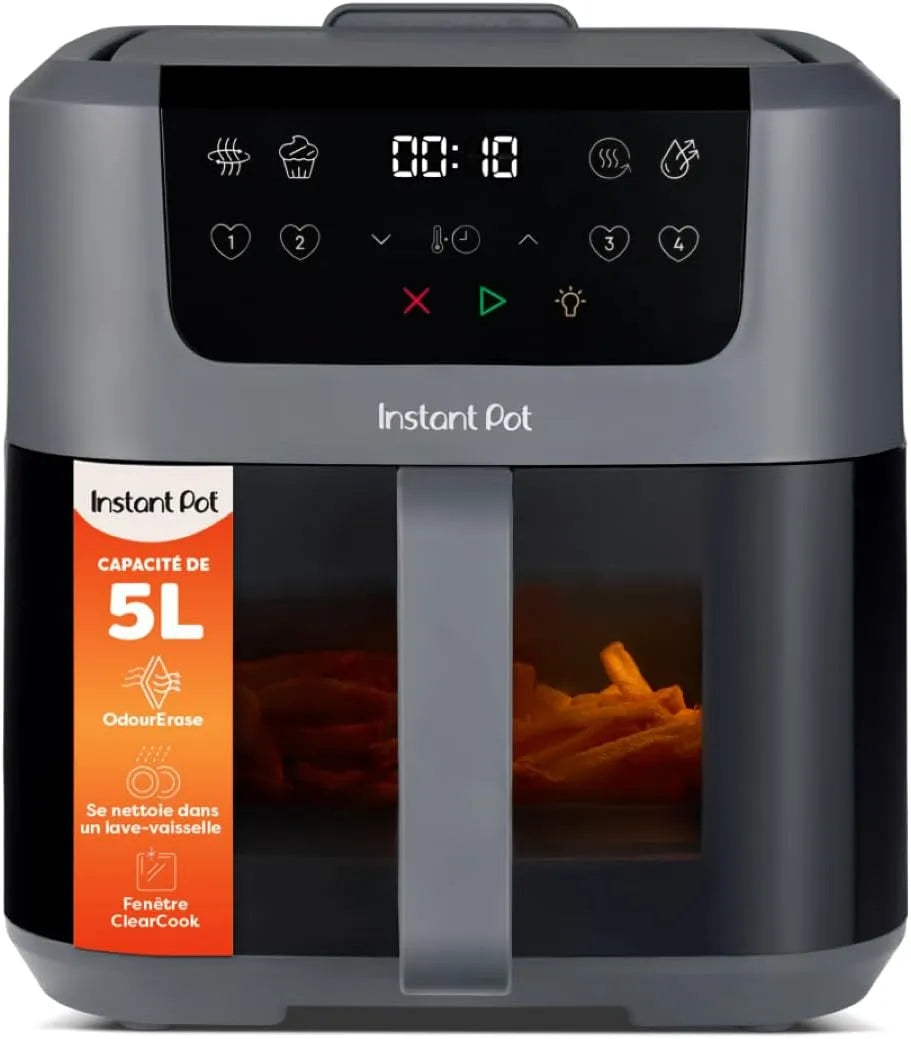 Friteuse à air chaud, séchage, réchauffage, facile à nettoyer., panier de 5 litres, chaud Instant Pot Vortex Compact Truffle, cuisson