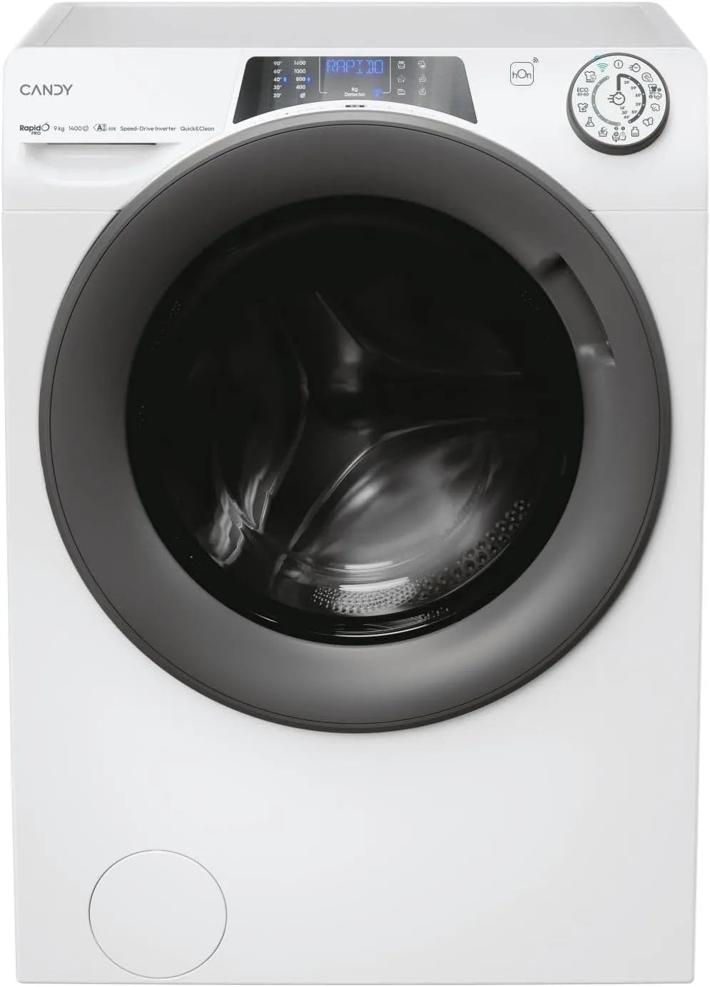 Candy modèle 496BWMR9/1-S, RapidÓ PRO RP lavatrice Caricamento frontale 9 kg 1400 Giri/min Bianco