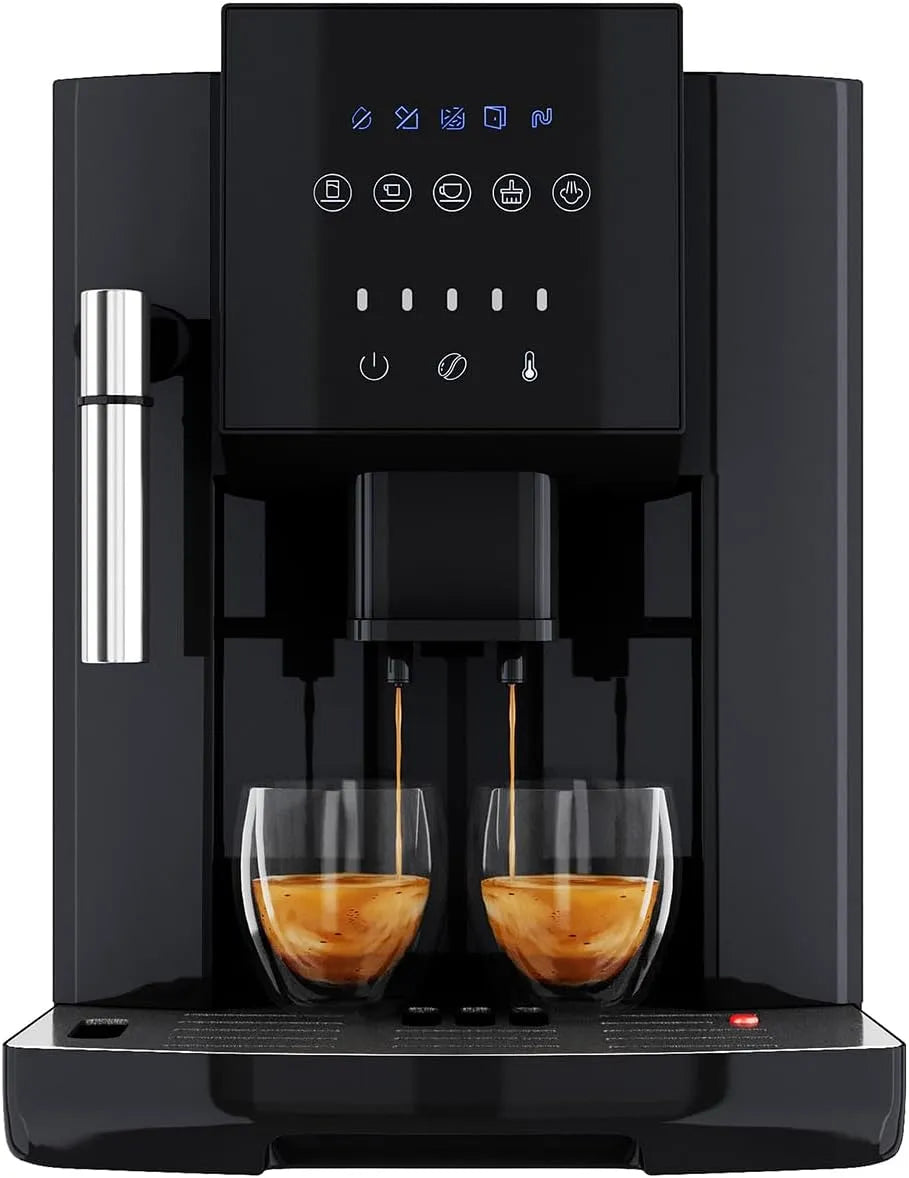 Machine à café KAV 1281 Profi Cook, 20 bars, avec fonction de préchauffage des tasses, Écran tactile, Réservoir d'eau de 1,8 litre, automatique, PC