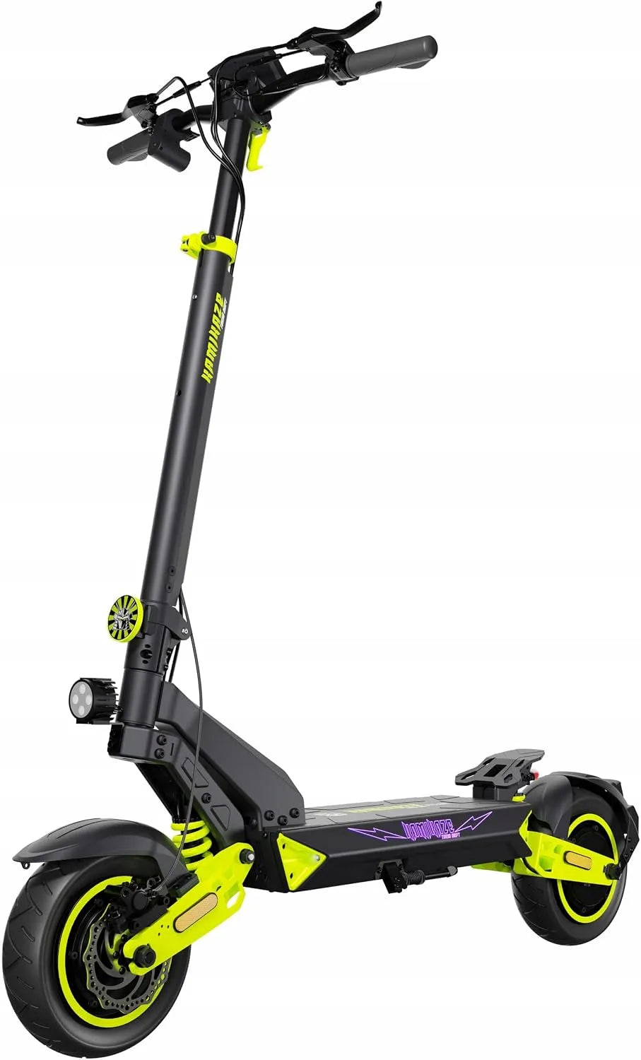 Trottinette électrique, Double Moteur 2×1000 W, Batterie 52 V 25 Ah, Autonomie Jusqu'à 80 km, Freins Hydrauliques, puissance 2000 W, Roues 11'