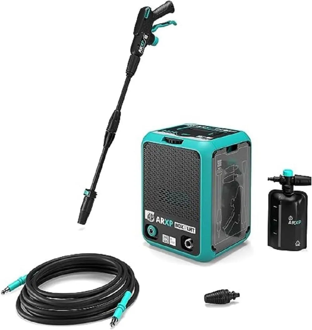 Nettoyeur haute pression BOX3 150LHT, 460 l/h, puissance 1900 W, 150 bar, finition noire, compact
