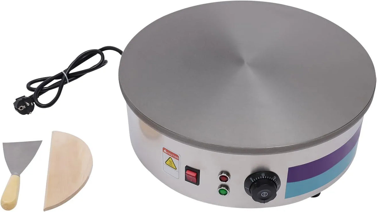 Plaque de cuisson SX-450P, pancakes, tension 220V 45 cm Crêpière, Professionnelle Crêpière Pour crêpes, jambon palaté, omelettes