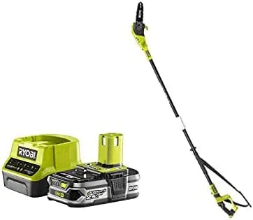 Ryobi OPP1820-1 RC18120-125, Pack Elagueur à chaine sur perche 18V One+ Batterie 2.5Ah, 1 Chargeur rapide