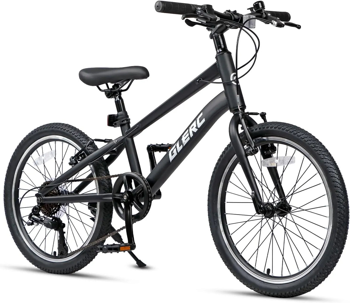 Vélo Glerc Mesa, Vélos Enfants 20 24 Pouces pour 6-15 Ans, 7 niveaux de vitesse avec Cadre Solide & Freins V, Jeunesse pour Garçons Adolescents