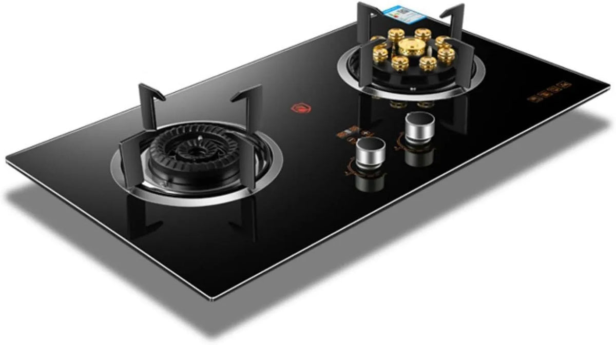 Cuisinière à gaz, Feu Élevé, 2 Brûleurs, Minuterie 9 Cavités 4,8/5,2 KW, NG, Dispositif De Protection Contre Les Extinctions Accidentelles
