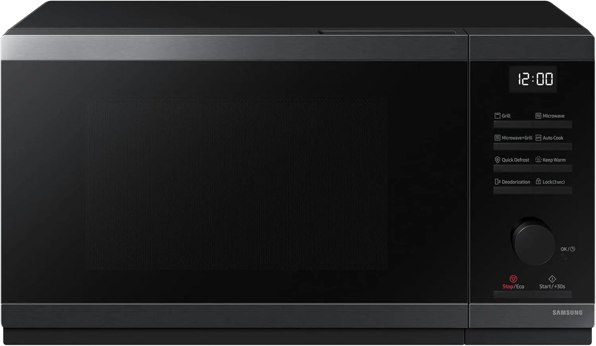 Samsung four à micro-ondes MG23DG4524AGE1, capacité 23 L, puissance 800 W, avec Gril, finition noire