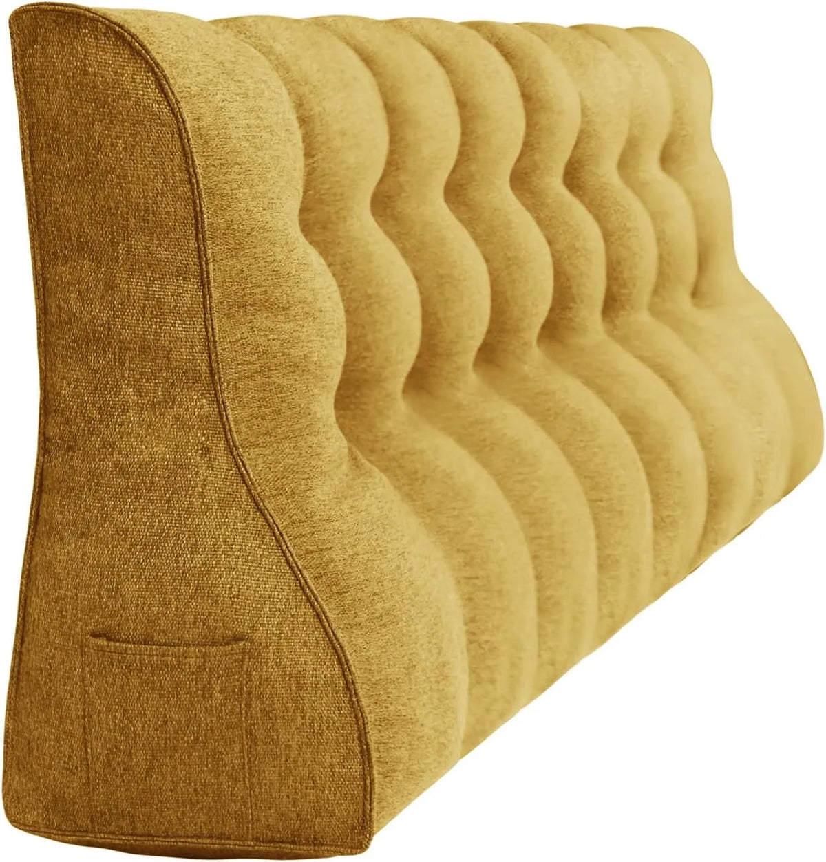 Coussin dossier, Gros Canapé Oreiller de Lecture Les Gros Coussin de Canapé Coussin Tete de Lit A Une Variété D'utilisations Jaune 200 CM