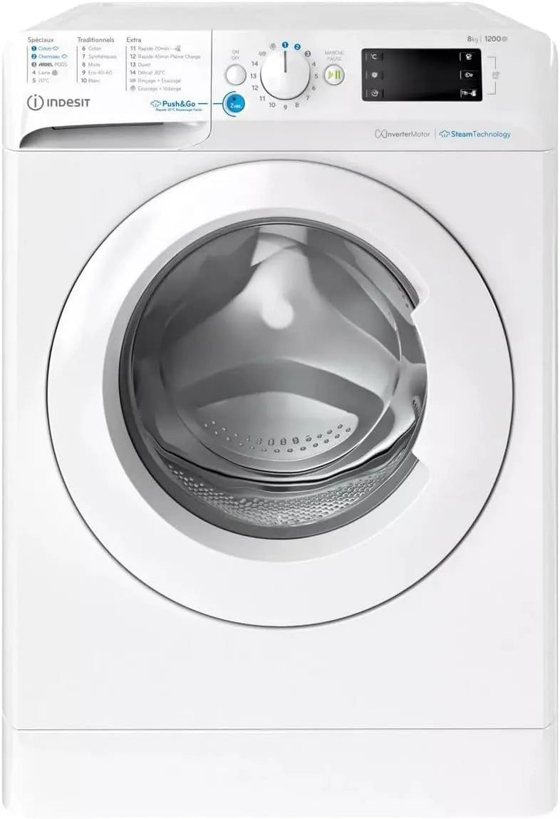 Lave-linge BWE8127XWVFR, frontal