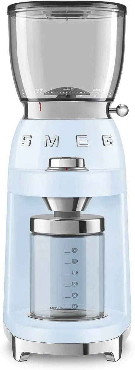 Smeg Moulin à café rétro bleu pastel des années 50
