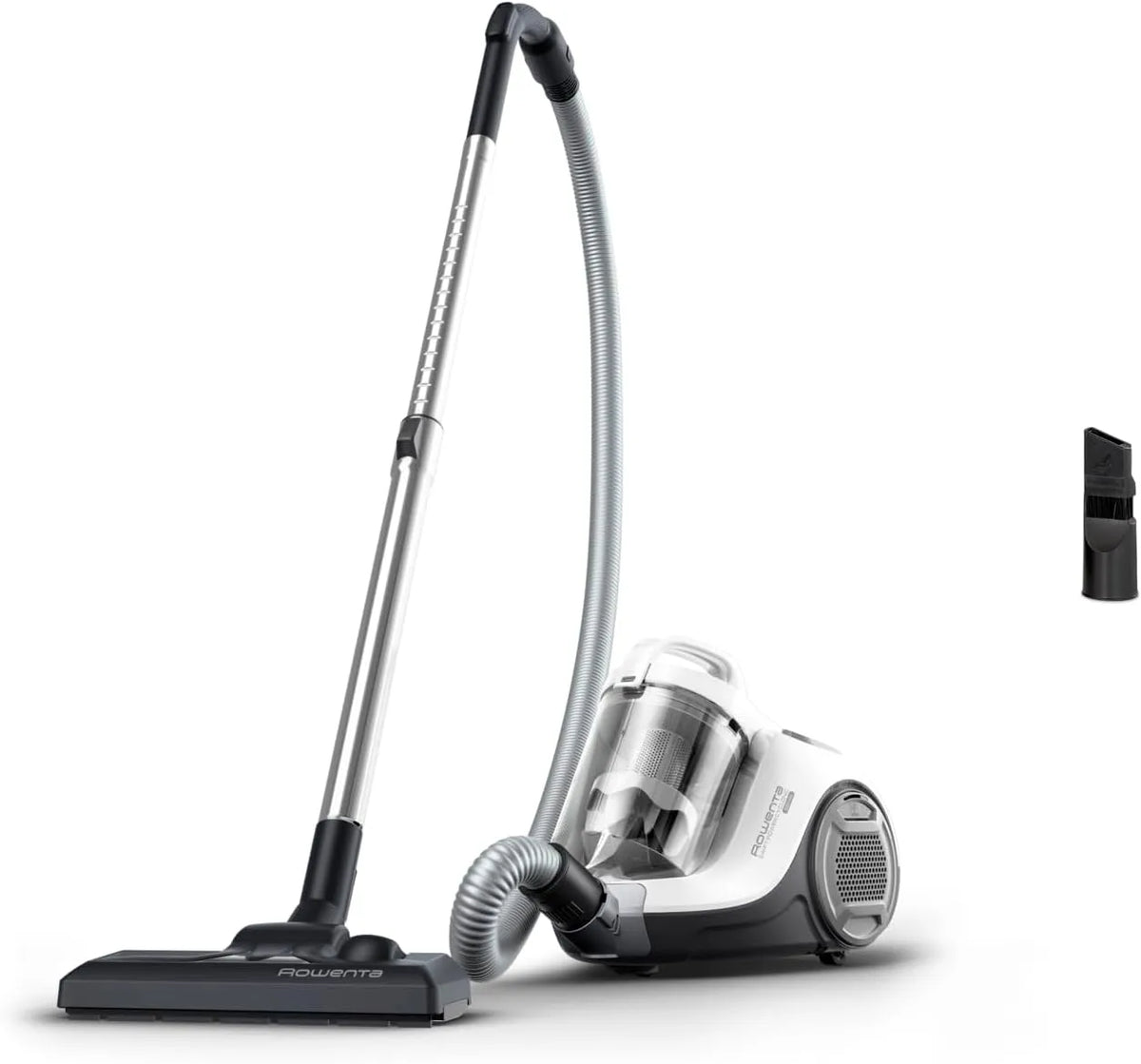 Rowenta aspirateur RO2917EA, Puissance 900 W, Rayon d'action de 7,6 m, sans Sac, Moteur Basse consommation, Format Compact, Haute Filtration