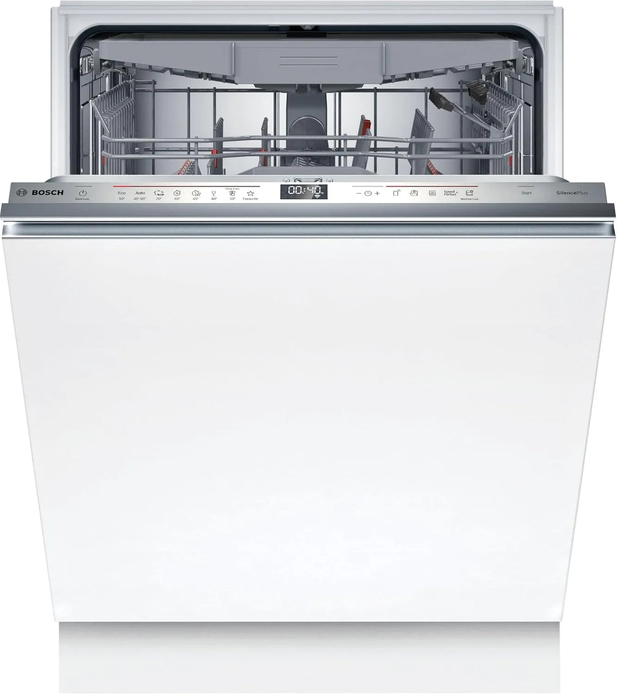 Bosch lave-vaisselle SMV6ECX93E, Silence Plus 40 dB, Série 6, tout encastrable, 13 couverts, Home Connect