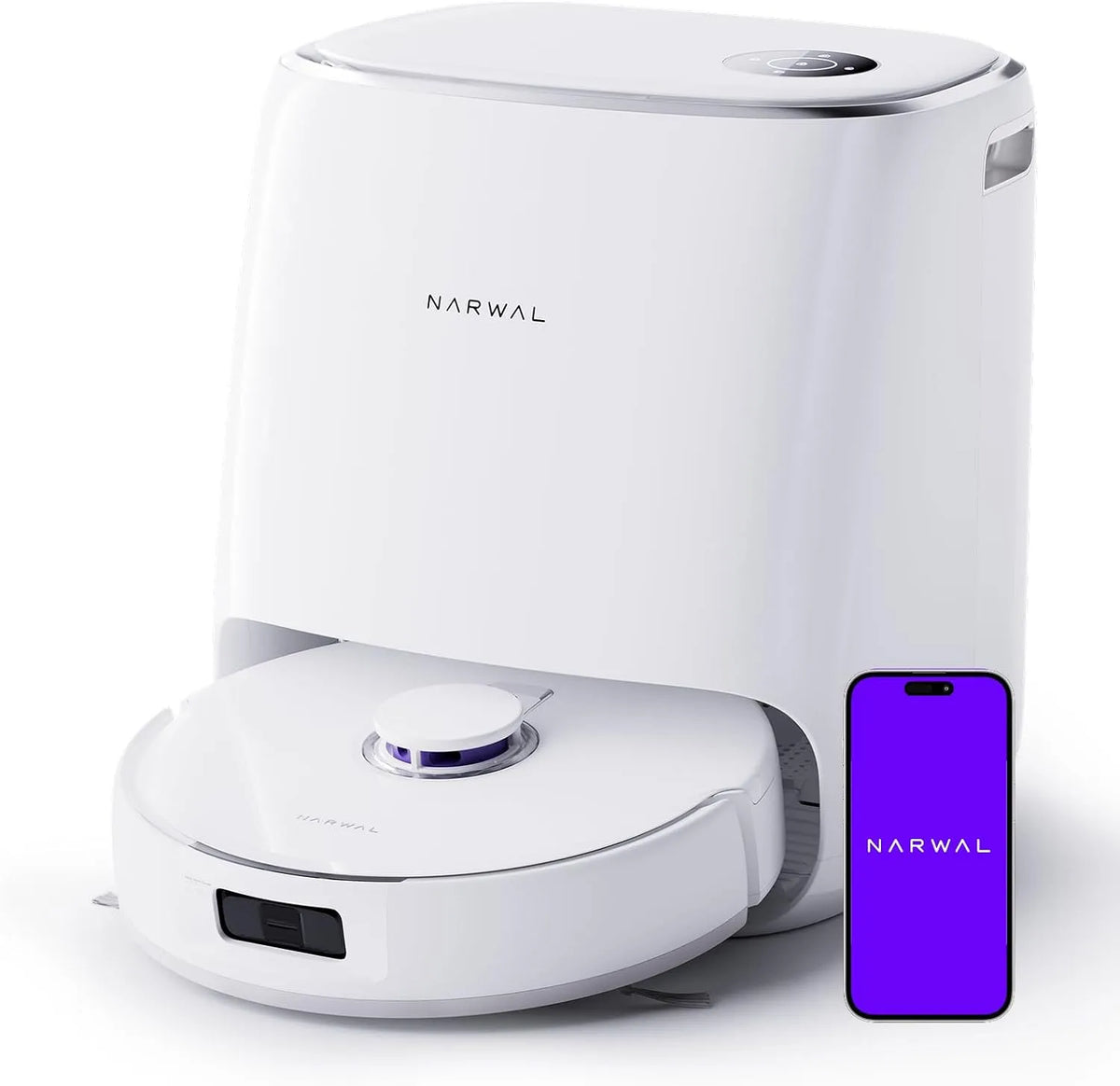 Aspirateur 8200, NARWAL Freo X Ultra Robot Laveur, PA, Nettoyage Intelligent, Zéro-Enchevêtrement, Technologie DirtSense, Station d'accueil Tout-en-Un