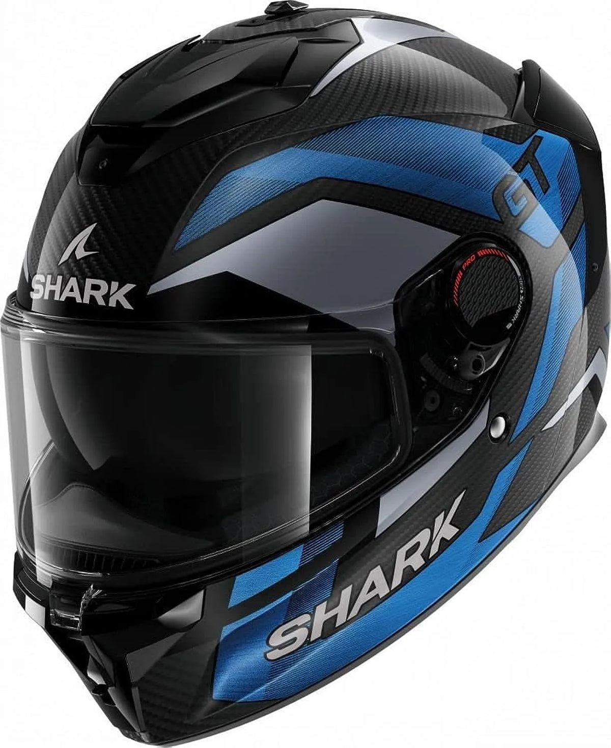Shark casque moto, Moto intégral Spartan GT Pro Carbon Ritmo finition noire, XS, Bleu DBU