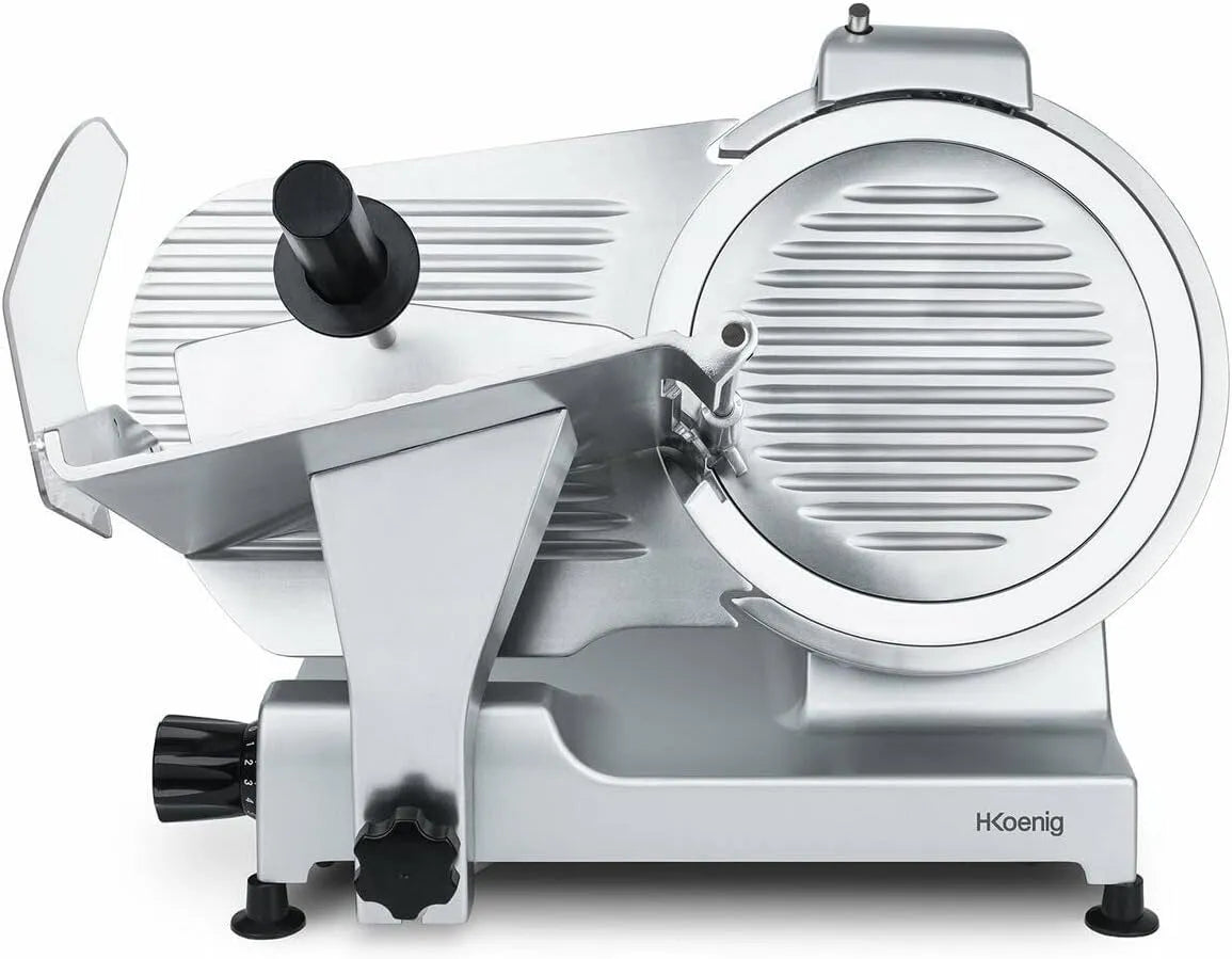 Trancheuse MSX300 H.Koenig, Electrique Professionnelle 300 Lame, Jambon, Epaisseur de la coupe 0-15 mm, Lame italienne 30 cm, Viande, Saucisson