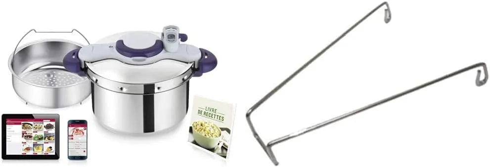 Cocotte P4624900 792691 Seb Clipsominut' Perfect, minute 9 L, Livre 100 recettes inclus, Autocuiseur induction, Facile à utiliser, Minuteur