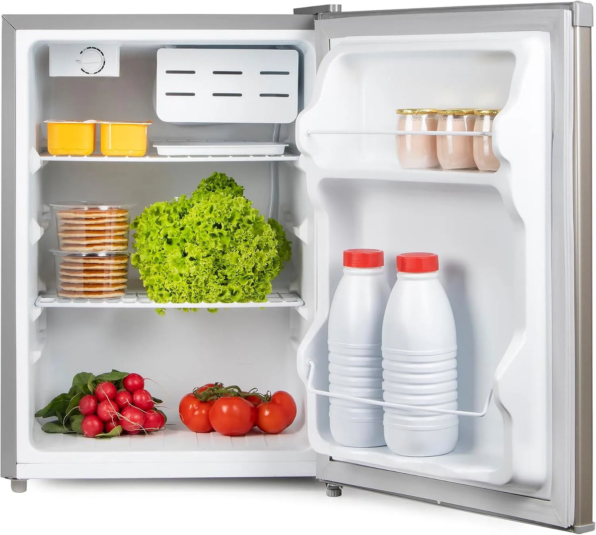 Réfrigérateur PR154FR PRIMO, Table Top, capacité 66L, Autonome, finition argenté