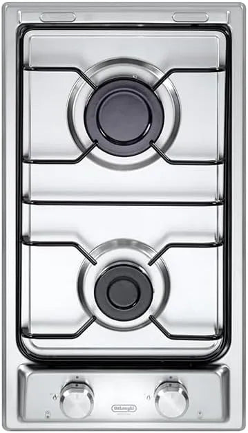 Plaque de cuisson, de cuisson de 30 cm à gaz, N° 2 feux, inox