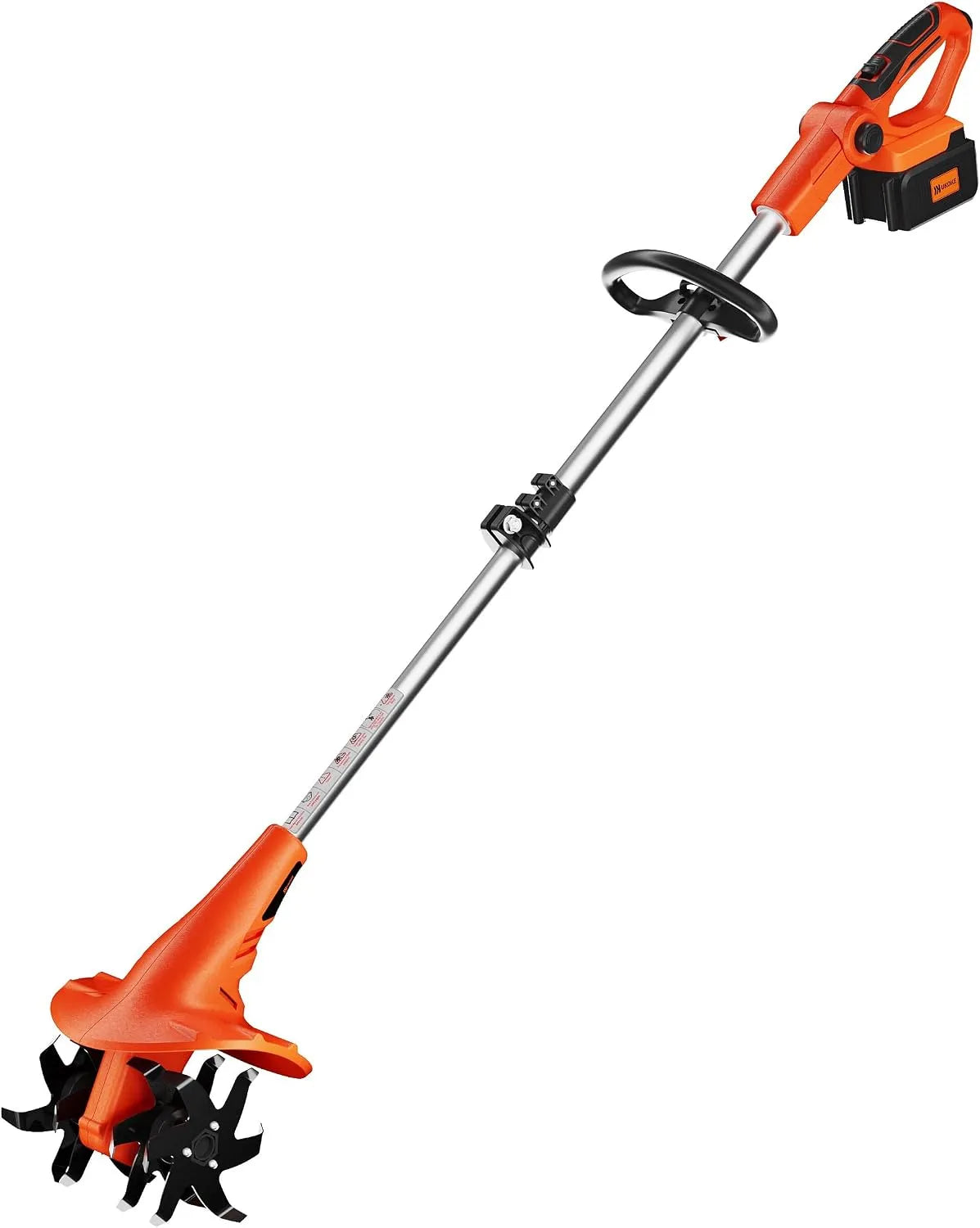Motoculteur CT1940 Ukoke, sans Fil 40 V 2,0 A avec Batterie 280 TR/Min Maximum, Orange