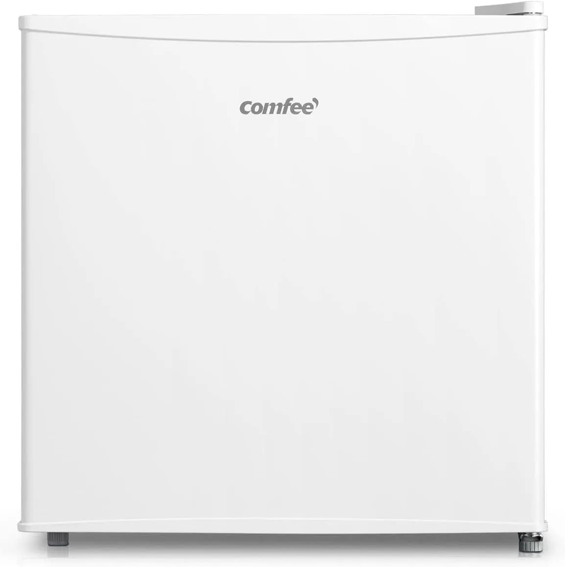 Comfee réfrigérateur RCD50WH2, Mini, Refroidissement Rapide dans le Refroidisseur, finition blanche, Glacière 43L avec Compartiment Congélateur