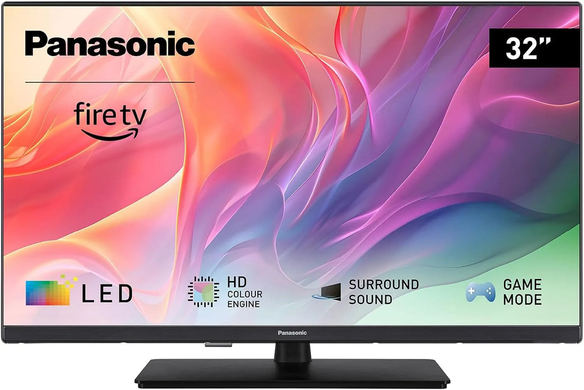Panasonic Smart TV TV-32S55AEZ, Série S55 32 Pouces Full HD LED, 2024, Fire TV, Mode Jeu, HD Colour Engine, HDR, Contrôle Vocal Alexa, Lecteur Média