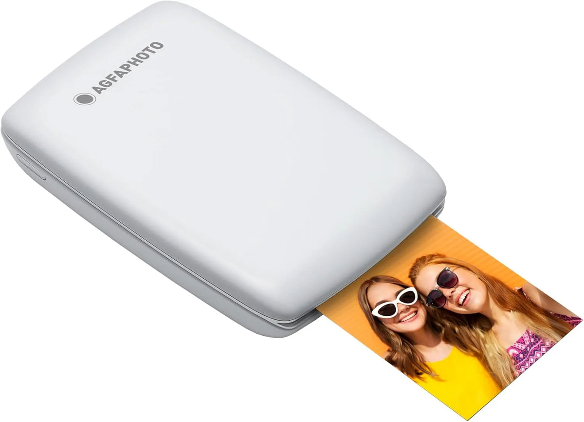 Imprimante P.2 AgfaPhoto Mini, 10 Feuilles Zink Incluses, Connexion Bluetooth, Android, Format 5x7,6 cm, Portable Zink pour Photos Instantanées