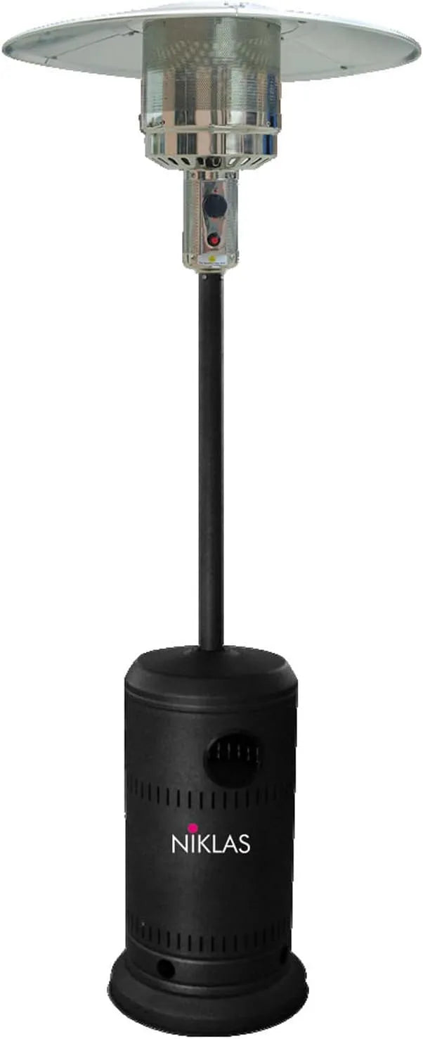 Poêle à gaz d'extérieur 13KW THERMOPATIO NIKLAS, puissance 13 kW, 870 g, finition noire