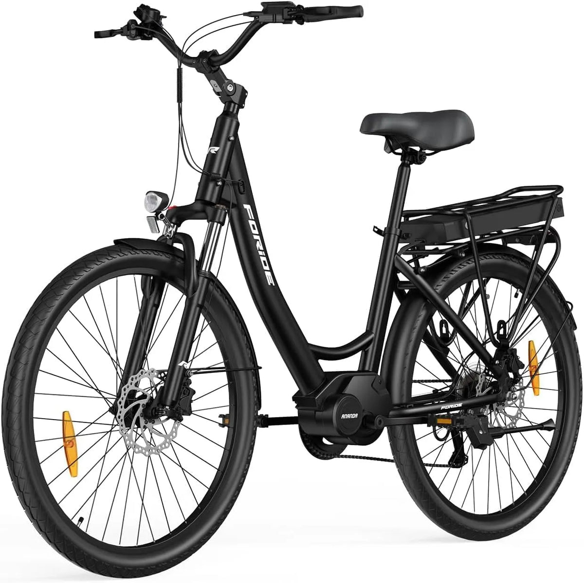 Vélo, Urbano 2 Vélos électriques, à Assistance électrique 26 Pouces à Moteur Central 36V 13AH 250W, Autonomie 100km, VTC Electrique Homme Femme