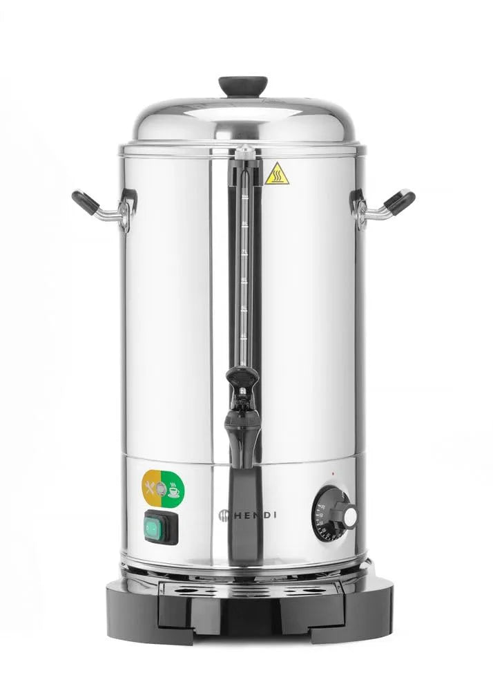 Hendi modèle 322x390x, Thermostat Réglable jusqu'à 110°C, capacité 9L, tension 230V, puissance 2200W, 522mm, Double Paroi, Acier Inoxydable