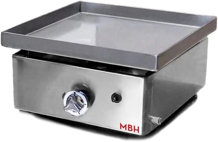 Plancha gaz professionnelle dimensions 400x400 mm spéciale Frankfurt MBH, restaurant et CHR.
