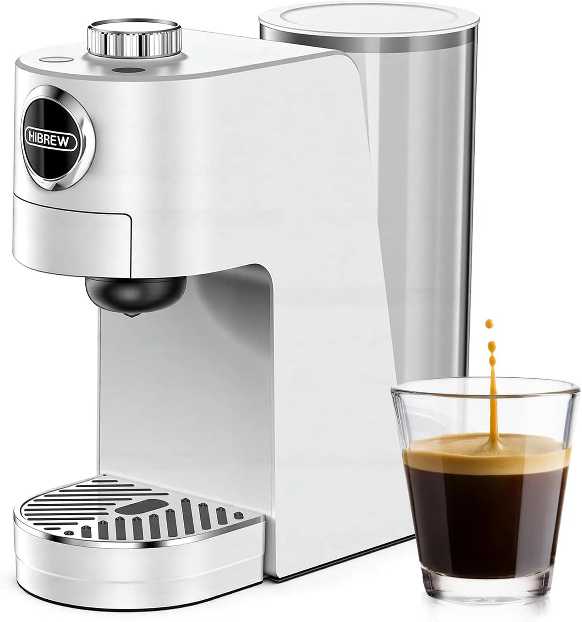Cafetière H3C HIBREW, machine à café pour cuisine d'hôtel, cappuccino, pour faire du café glacé, finition noire long