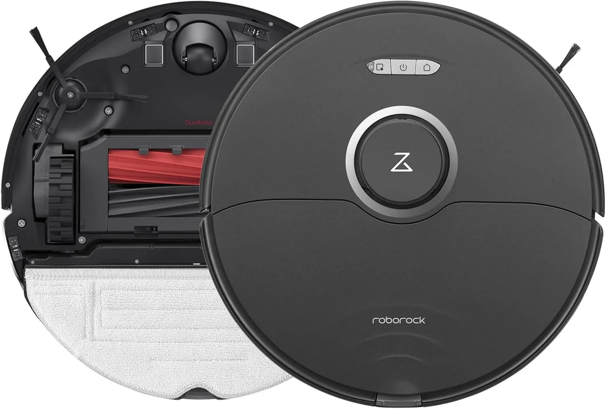 Roborock aspirateur robot 6000, Vibration Sonique de 3000, Mise à Niveau S7,finition noire, Min, Commande APP, S8 Laveur Pa, Navigation LiDAR